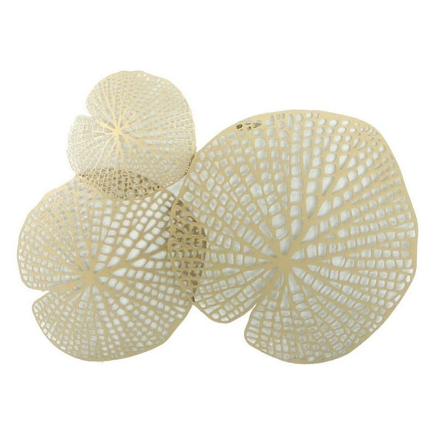 Sagebrook Home Metal Lotus Leaf Wall Decor