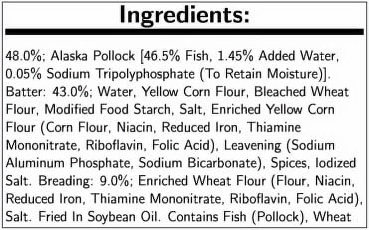High Liner Fish in Batter Wedge Pollock (PACK OF 10LBS)