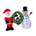 thumbnail image 2 of Decoración navideña inflable para exteriores, suministros para fiestas navideñas, iluminación LED incorporada para patio trasero, jardín o césped., 2 of 7