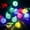 Multicolor, variant on 21Ft 30 LED Solar Fairy String Lights, Outdoor Pathway Landscape Night Lights Garden Crystal Ball Decorative Wall Lights Waterproof for Home Garden, Patio, Yard, Home Decoration