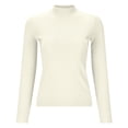 thumbnail image 1 of WEAIXIMIUNG Demi-Col Roulé avec un Chandail sur le Dessus pour Femmes Automne et Hiver, 1 of 9