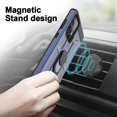 thumbnail image 4 of NIFFPD Samsung A52 5G Case, Galaxy A52 5G Case, with Magnetic Kickstand Car Mount Holder for Samsung Galaxy A52 5G Navy, 4 of 7