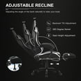 GTRACING GTWD200 Gaming Chair with Footrest, Height Adjustable Office