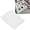 Z03-White, variant on PPKVUFD Paint Palette, Paint Tray, Paint Pallet with 10 Wells for Adults, Round Paint Tray Palette, Plastic Paint Tray Palette, for Painting or DIY Craft Class, White, 1 PCS