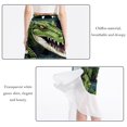 thumbnail image 2 of Crocodile Stylish Chiffon Women's Beach Dresses with Polyester Straps for Sunny Days, 2 of 6