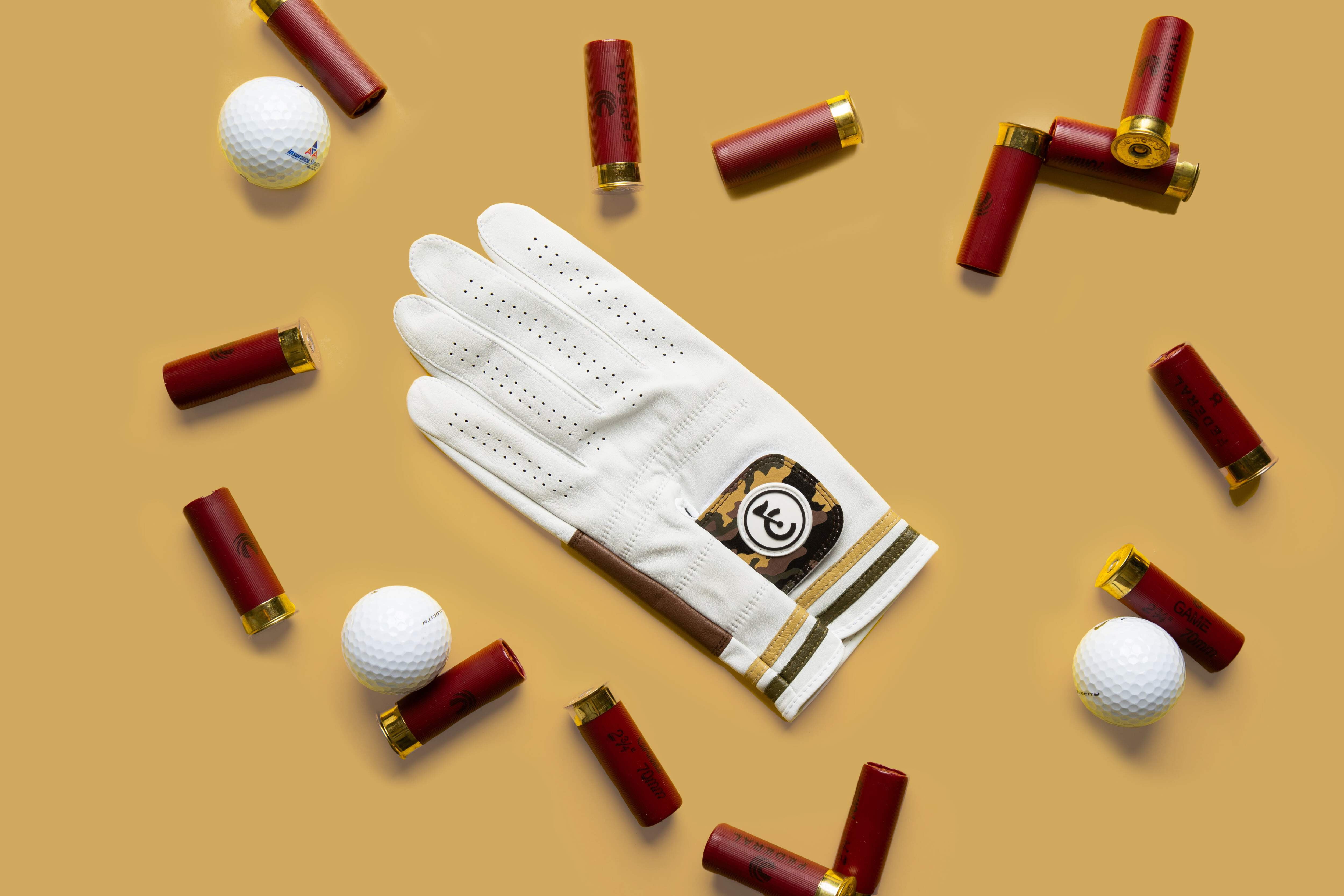 Camo Military Golf Glove | Premium Cabretta Leather & Supportive Palm Pad