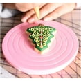 thumbnail image 4 of ShenMo Trukeik Rotating Base Support for Cakes and Cookies. Pastry tool. Decorate and Display Mini Cakes, Cookies, Cupcakes, Cake Pop. Size: Mini 14cm., 4 of 5