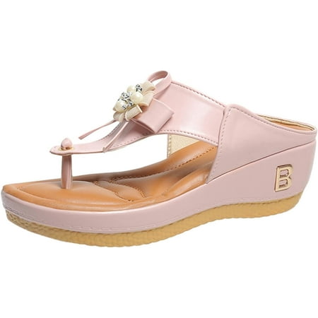 

Women Sandals Platform Wedge Beach Platform Thong Wedge Beach Slippers Sandals Womens Closed Toe Sandals