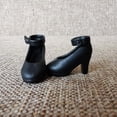 thumbnail image 4 of Zapatos de Muñeca de Plástico para Blythe Hugo 1/6 negro, 4 of 8