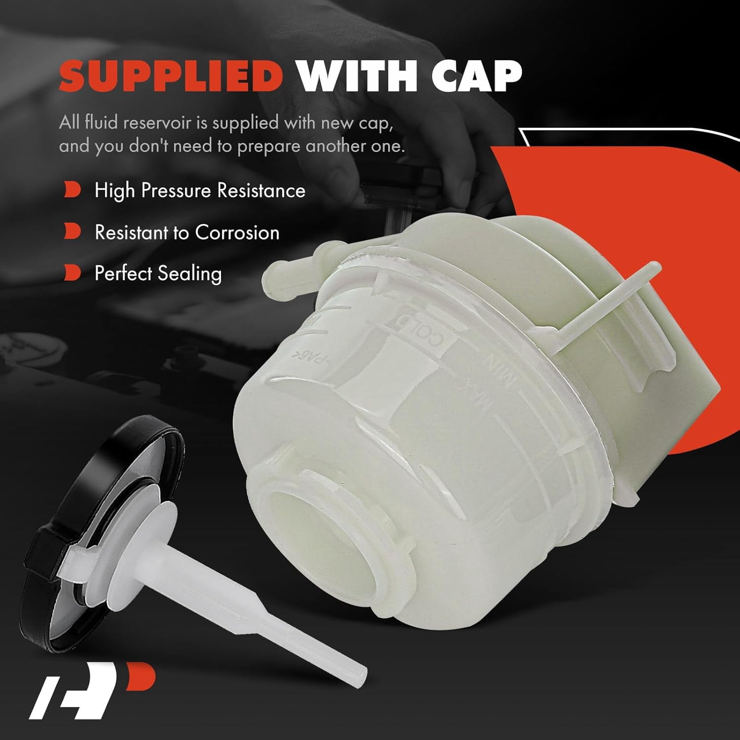 A-Premium Power Steering Reservoir/Tank with Cap Compatible with Toyota Camry 2002-2011, Avalon 2005-2012, Solara 2004-2008 & Lexus ES300 2002-2003, ES330 2004-2006, ES350 2007-2012