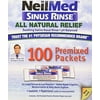 NeilMed Sinus Rinse Premixed Refill Packets, 100 Ct (6 pack) (Bundle)