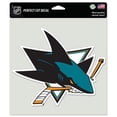 thumbnail image 1 of Autocollant Requins de San Jose 8x8 Couleur de Coupe Parfaite, 1 of 2
