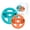 Orange&Blue, variant on KIPLINK Dual Racing Wheel Set for Nintendo Switch 2 Joy-Cons - 1 Large & 1 Small Steering Wheel for Mario Kart & Driving Games (Available in Black & Orange/Blue)