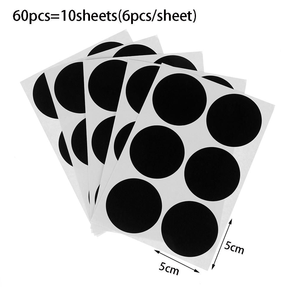 30/60pcs Kitchen Chalkboard Spice Home Blackboard Label Bottle Tags