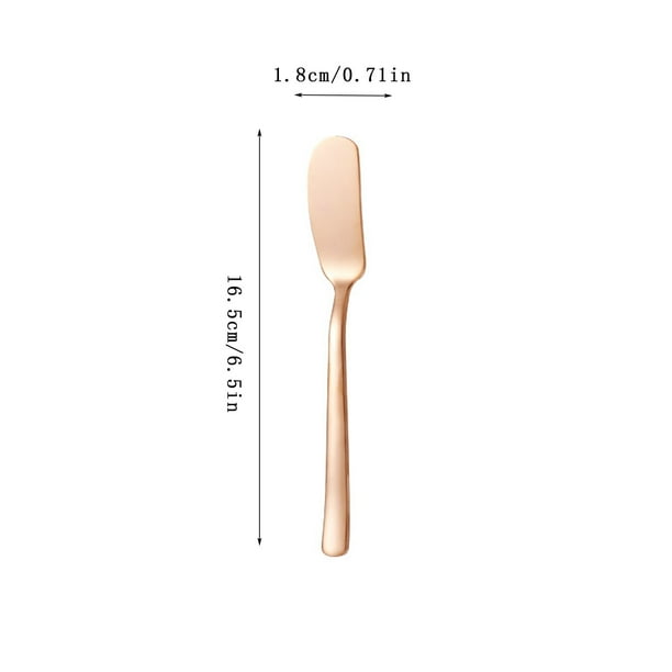 Pisexur Batería de cocina Espátula de acero inoxidable 304 para queso, crema y repostería. para la cocina del hogar