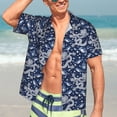 thumbnail image 5 of Lsque Dragon pattern Hawaiian Shirt for Men, Unisex Summer Beach Casual Short Sleeve Button Down Shirts-Medium, 5 of 9