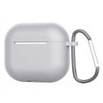 thumbnail image 1 of PANDACO Grey Soft Case for AirPods Charging Case (3rd Gen), 1 of 4