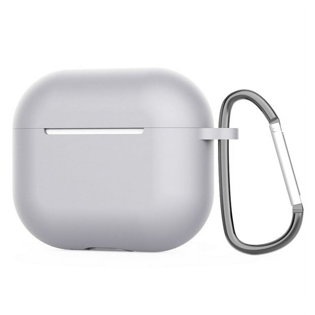 PANDACO Grey Soft Case for AirPods Charging Case (3rd Gen)