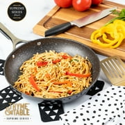 Thyme & Table 12 Fry Pan Non-Stick - Black, Supreme