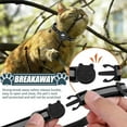 thumbnail image 6 of HOMEYA 2 Pack AirTag Cat Collar Reflective Air Tag Dog Pet Collar with Bell Breakaway Safety, Black+Black, 6 of 9