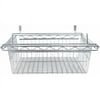 Alera Sliding Wire Basket for Wire Shelving, Silver, Available in Multiple Sizes