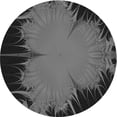 thumbnail image 1 of Ahgly Company Machine Washable Indoor Round Transitional Charcoal Black Area Rugs, 3' Round, 1 of 7