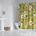 thumbnail image 4 of Ensemble de Rideau de Douche avec Doublure à Boutons-Pression, Tournesols Sauvages Rustiques Botaniques (2) Rideaux de Douche Doublure de Douche Réutilisable, Doublure de Rideaux en Polyester Décorative, 72x72 Pouces, 4 of 4