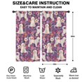 thumbnail image 2 of Blackout Kids Curtains,Goldendoodle Dog and Flower Floral Childrens Insulated Curtains Set Of 2,Bedroom Essentials,Toddler Room Decor 42x84in(106x213cm), 2 of 4