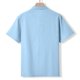 thumbnail image 4 of pstuiky camiseta de hombre, Camisa estilo cárdigan informal de manga corta con cuello vuelto y botones de color liso para hombre ropa de hombre s, 4 of 7