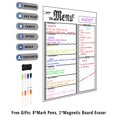 thumbnail image 3 of Kitchen Adhesive Weekly Plan Board Note Table for Kitchen Refrigerator Chalkboard Sticky Board  White, 3 of 7
