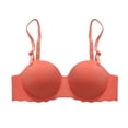 thumbnail image 7 of Girls Wireless Bra Padded Push Up Teen Underwear for Ages 13-18,Orange,38, 7 of 7