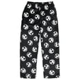 thumbnail image 3 of Disney Nightmare Before Christmas Jack Skellington AOP Design Adult Luxury Plush Lounge Sleep Pajama Pants, 3 of 7