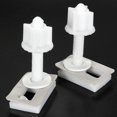 thumbnail image 2 of Kit de montaje de tornillos de repuesto YONGSHENG para bisagras de asiento de inodoro blanco 2 uds, 2 of 4
