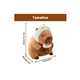 thumbnail image 2 of Capibara Peluche 35 cm Juguetes  café verde dinosaurio, 2 of 5