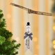 thumbnail image 5 of Decoraciones navideñas, etiquetas colgantes de madera para árbol de Navidad, para escribir y dibujar, con cuenta de madera para etiquetar regalos, decoración navideña., 5 of 6