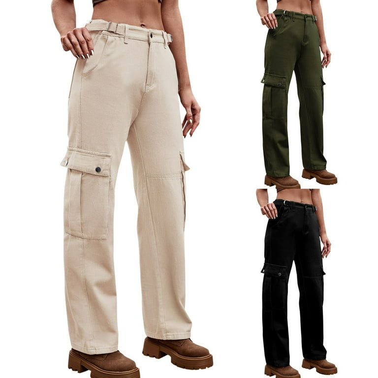 ZHIZAIHU Cargo Pants for Women High Waisted Women Outdoor ZHIZAIHU Cargo Pants for Women High Waisted Women Outdoor