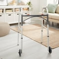 thumbnail image 6 of McKesson Walker with Wheels for Seniors - Foldable, 350 lbs Limit, 1 Ct, 6 of 11