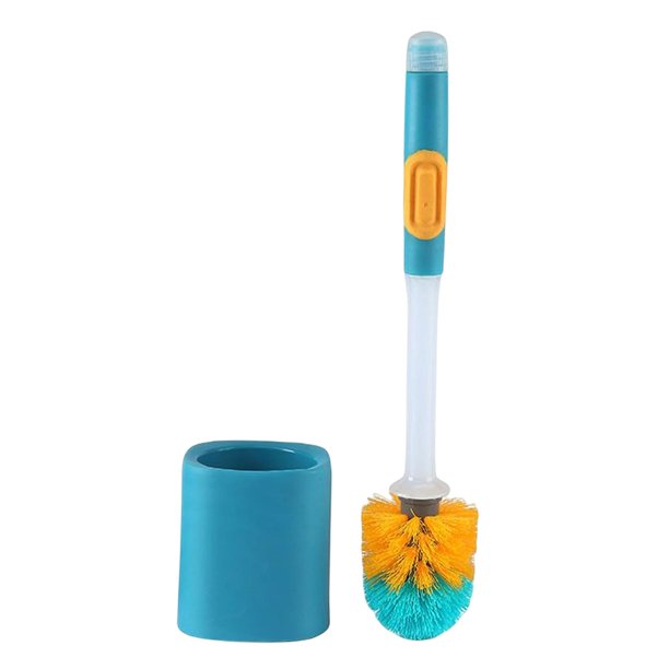 Cepillo de Limpieza de Inodoros Baoblaze Cepillo de Baño Azul Amarillo