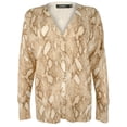 thumbnail image 5 of Ralph Lauren Snakeskin Print Cotton-Blend Cardigan Sweater Petite Small, 5 of 5