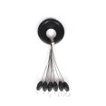 thumbnail image 5 of Pesca 10pcs Topes de Pesca Tope de Goma Negra Espacio de Pesca Frijoles Carpa Flotador, 5 of 5