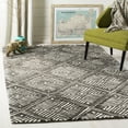 thumbnail image 3 of SAFAVIEH Cambridge Jimney Geometric Wool Area Rug, Ivory/Charcoal, 4' x 6', 3 of 12