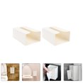 thumbnail image 3 of 2pcs Plastic Tissue Box Bathroom Punch-Free Wall Mount Tissue Box Container, 3 of 8