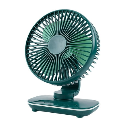 

Ajauxi Fan for Bedroom 5 Speeds Desktop Fan for Home Office Kitchen Double Battery 10000m Lasting 3day Portable Fan
