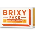 thumbnail image 1 of BRIXY Barra limpiadora facial exfoliante Tono uniforme de la piel: polvo de arroz y vitamina C Ceramida y niacinamida respaldan una barrera saludable para la piel Sin jabón pH equilibrado y vegano, 1 of 5