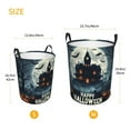 thumbnail image 2 of Large Laundry Basket with Handles - Halloween Happy Castle Kids Baby Dirty Clothes Laundry Hamper for Bedroom Aesthetic, 2 of 5