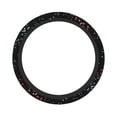 thumbnail image 7 of DouZhe Snowflakes Star Prints Steering Wheel Cover, Universal 15 inch Anti-Slip Odorless Elastic Christmas Car Steering Wheels Cover for Women Men, 7 of 7