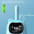 thumbnail image 5 of Walkie Talkies HUOGUO de 3 km de alcance con linterna y recarga USB, 5 of 5