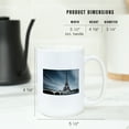 thumbnail image 5 of 15 fl oz Ceramic Mug, Paris, France, Eiffel Tower, Dishwasher & Microwave Safe, 5 of 5