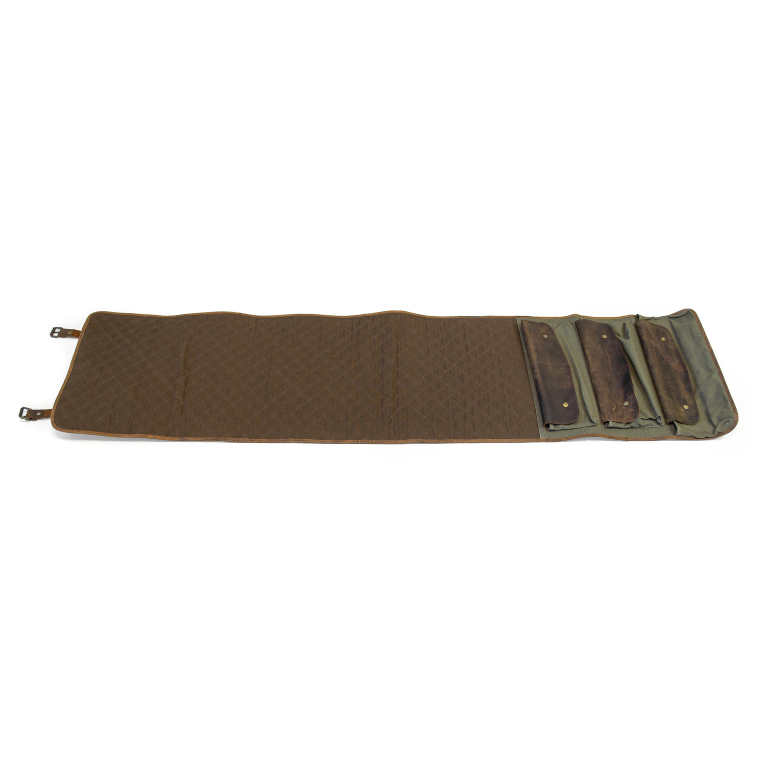 Outdoor Leisure Products Model CT10007 Canvas and Leather Gun Cleaning Mat