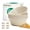 Beige, variant on Homienly 6-Pack 50 oz Wheat Straw Bowls, Unbreakable, Microwave & Dishwasher Safe, for Kitchen, Camping, Cereal, Soup, Popcorn, Beige